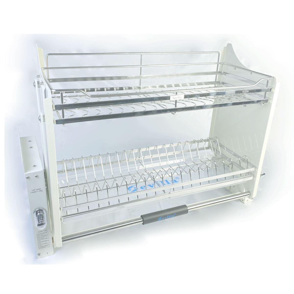 Giá bát đĩa nâng hạ Inox 304 Sevilla SV-N4