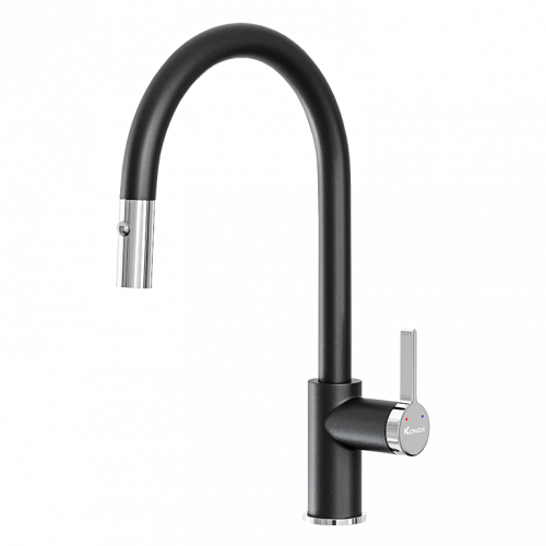 Vòi rửa bát Konox Alto Black