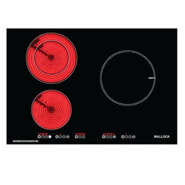 Bếp từ kết hợp hồng ngoại 3 vùng nấu Malloca DZC 5803