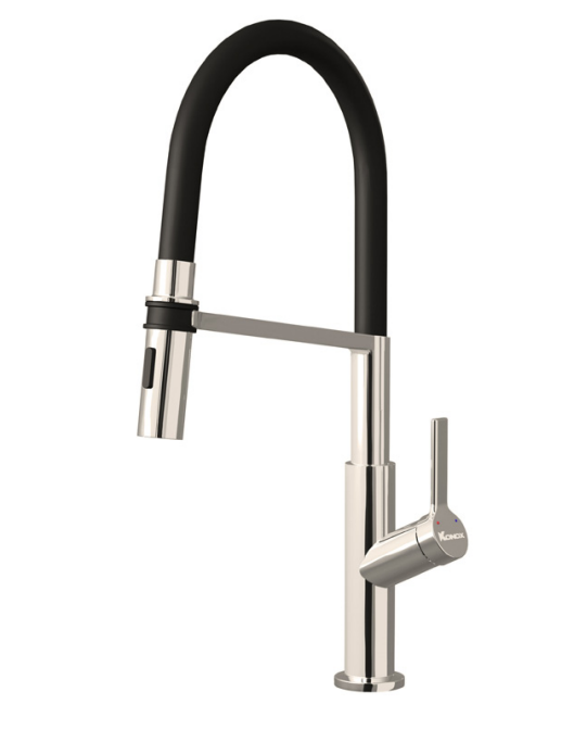 Vòi rửa bát Konox Tema Nickel