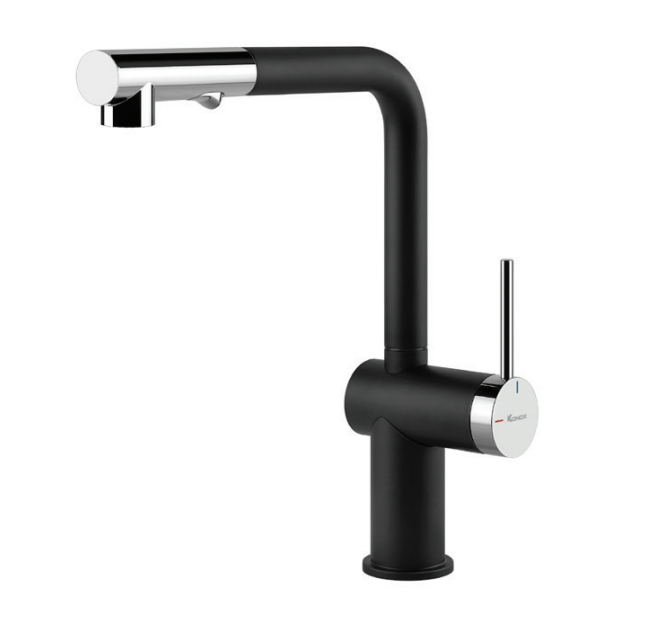 Vòi rửa bát Konox Stella Black