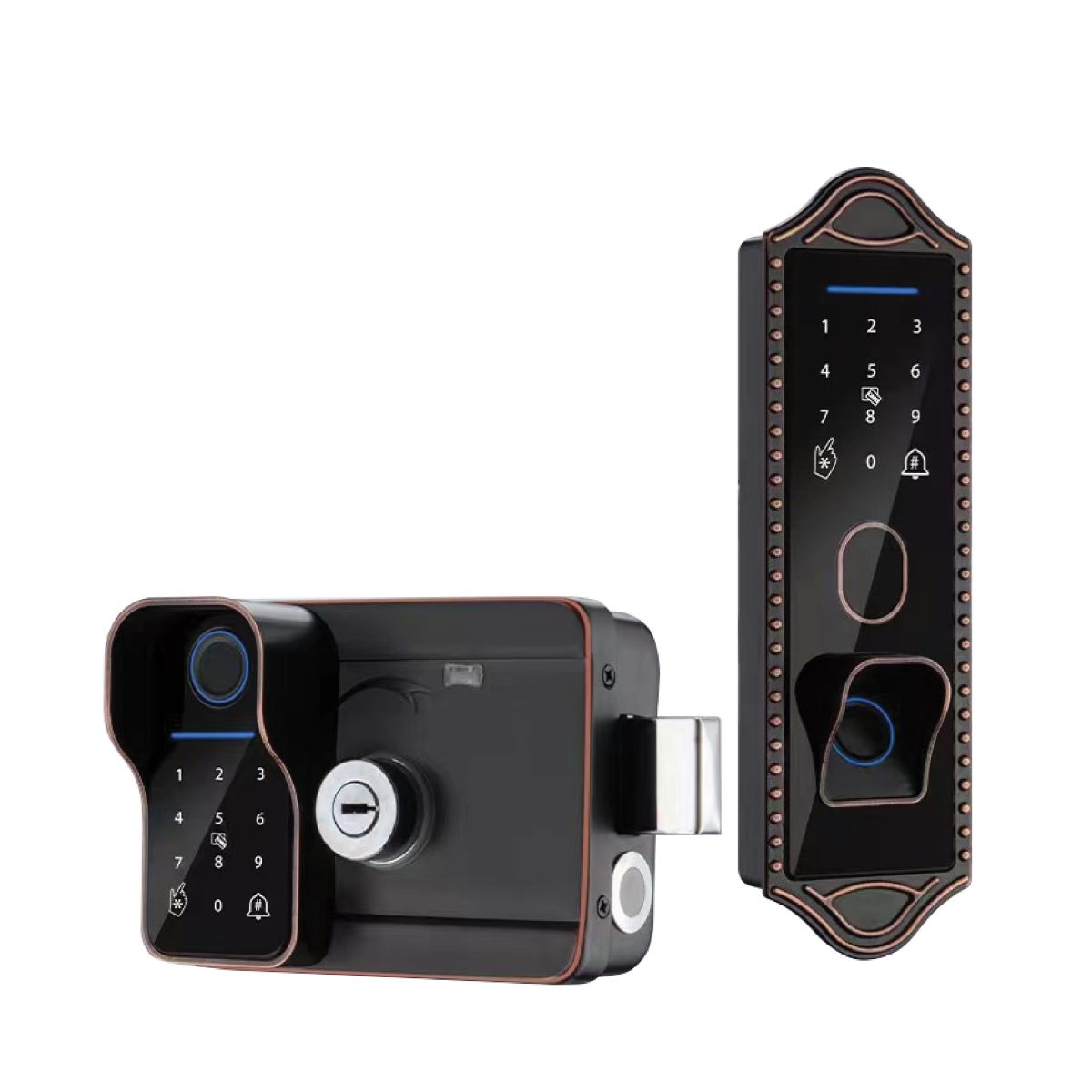 Khóa cửa cổng điện tử Hubert HB CCI3 EU Black chống nước chuẩn IP68 của Đức