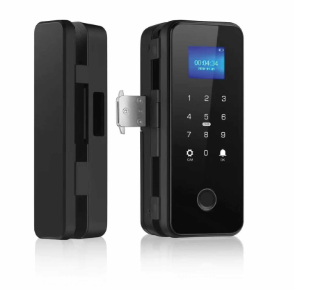 Khóa vân tay cửa kính Hubert HB CK68 Black