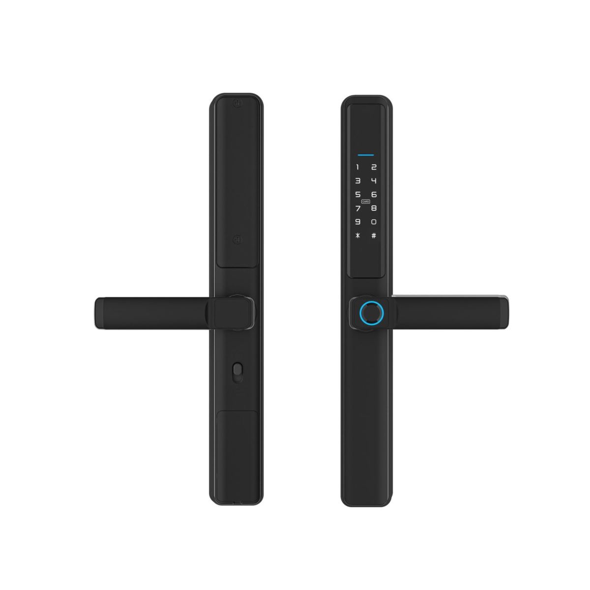 Khóa cửa thông minh chống nước Hubert HB CN21 Black