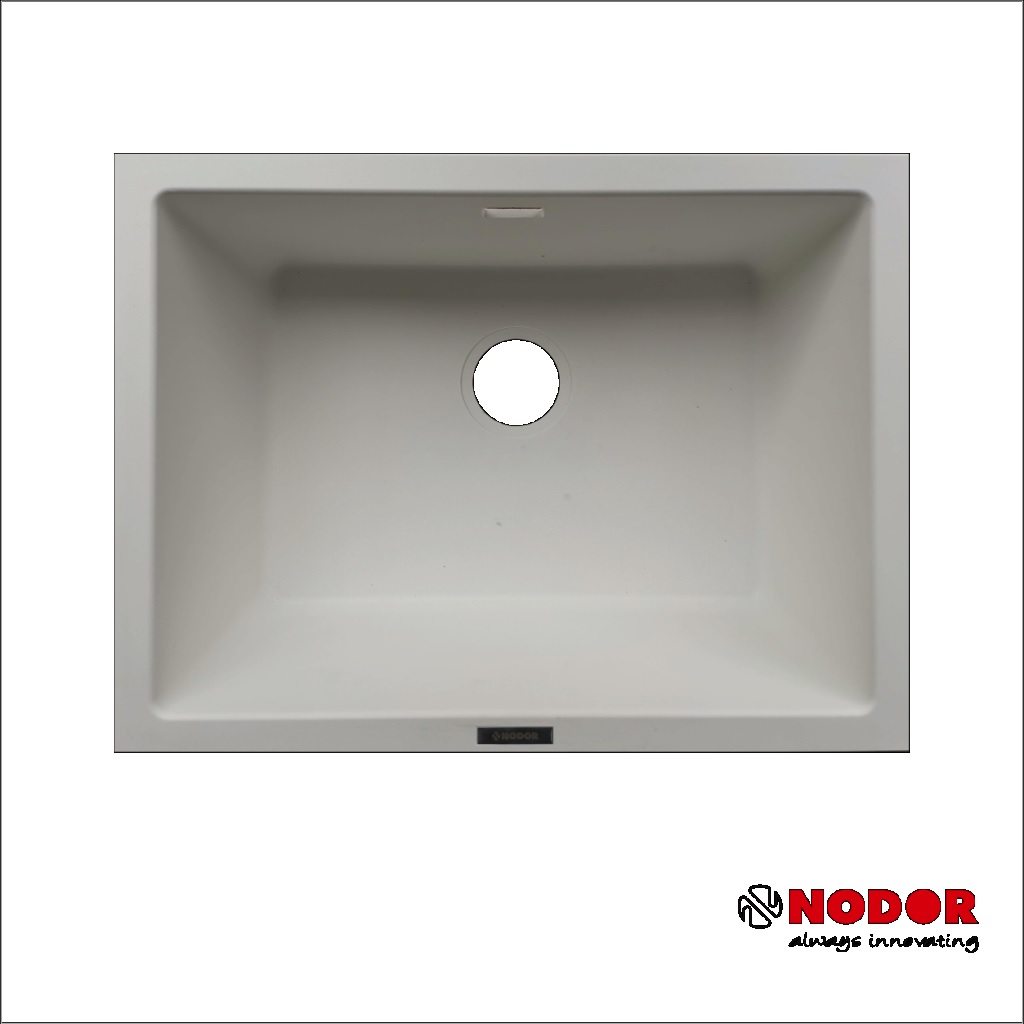 Chậu rửa đơn Nodor NORGRANITE 61.46 1B WH