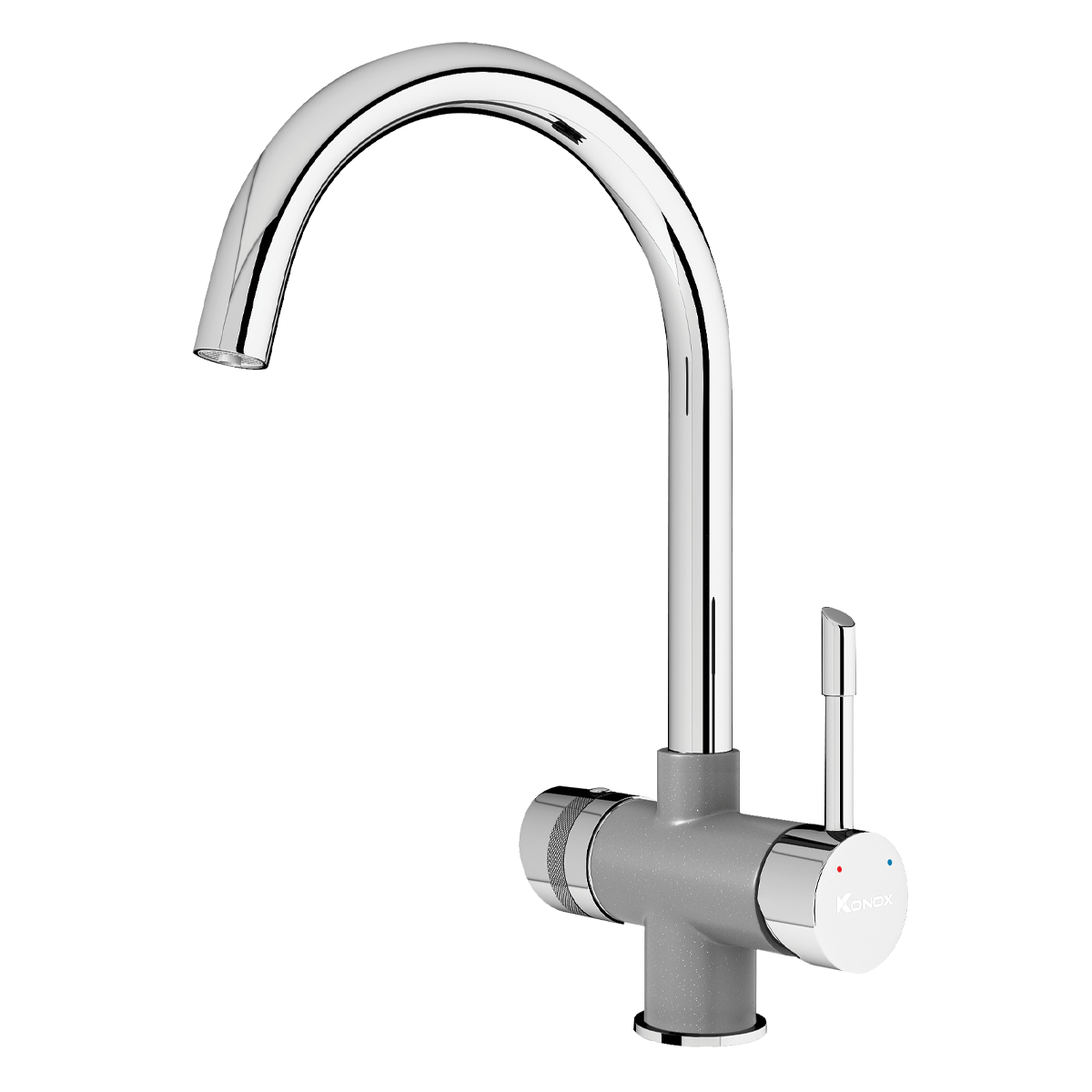 Vòi rửa bát Konox RO Trim-Water Grey