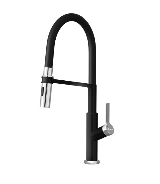 Vòi rửa bát Konox Tema Black