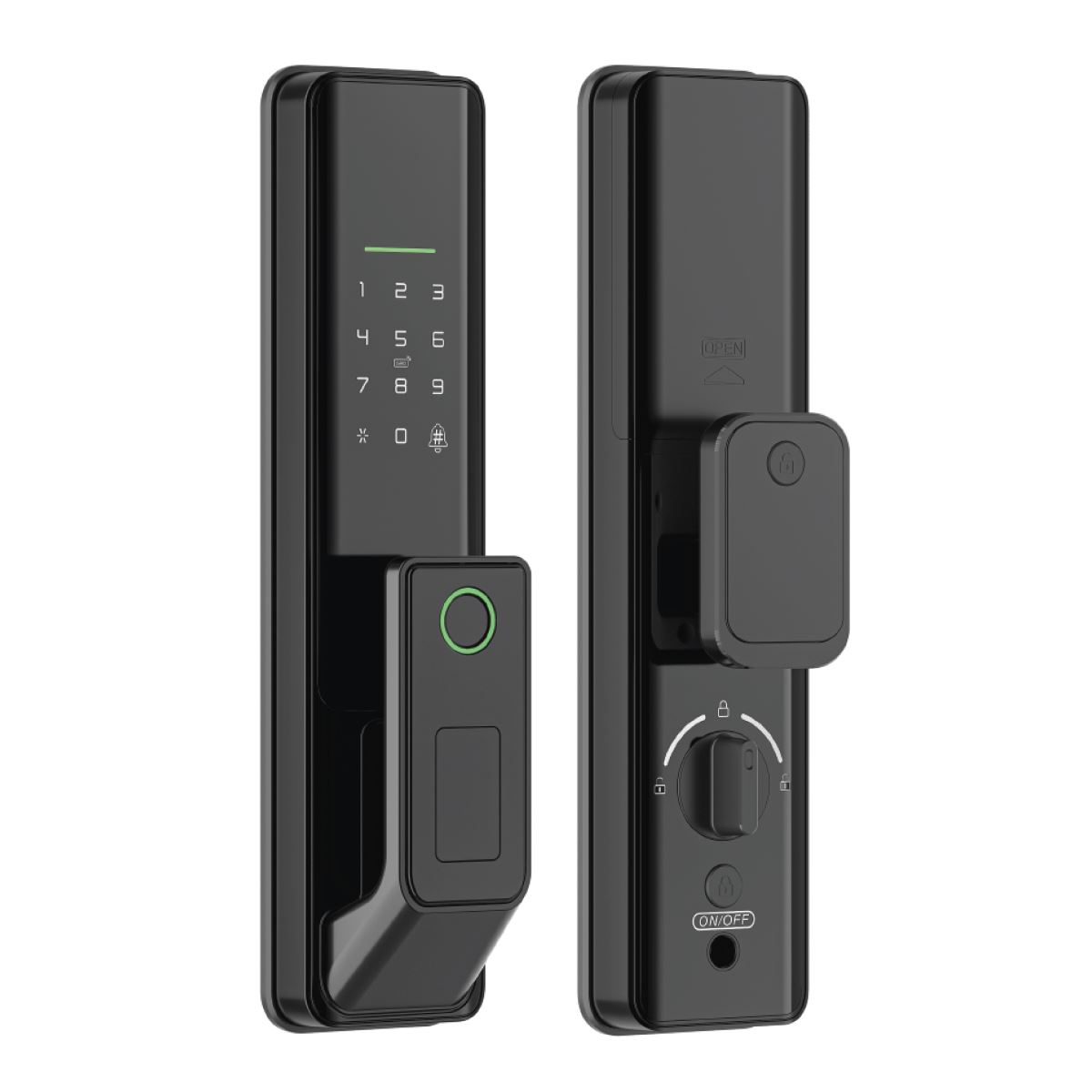 Khóa cửa thông minh tự động Hubert HB CG67 Black