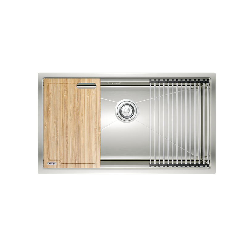 Chậu rửa bát Konox Undermount Sink KN8046SU (Full phụ kiện)
