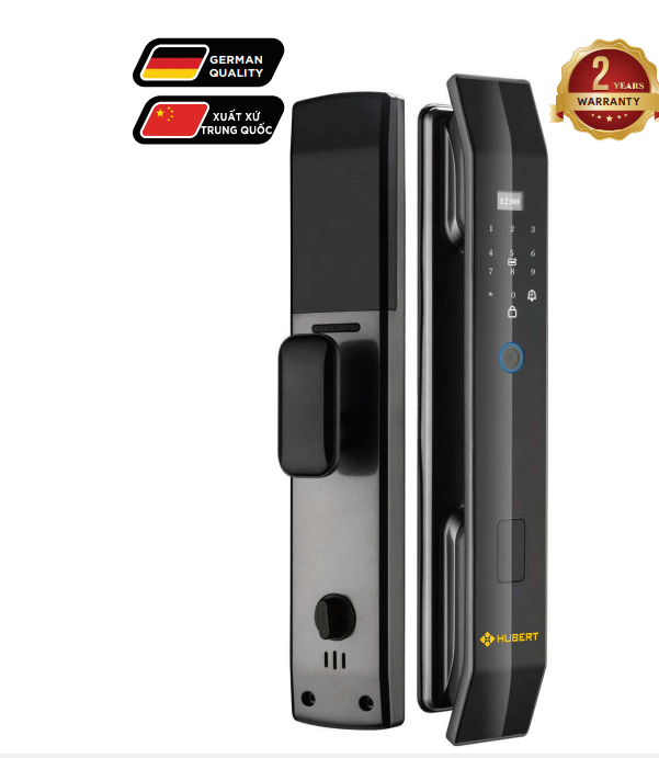 Khóa cửa thông minh Hubert HB CG25 Black