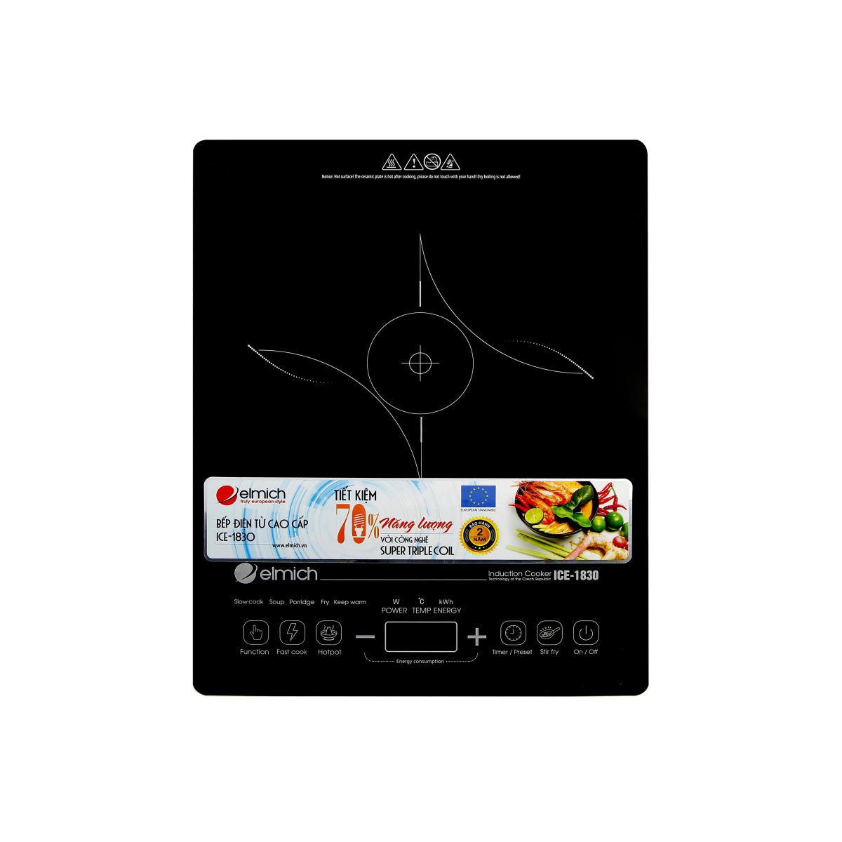 Bếp điện từ đơn Elmich ICE-1830